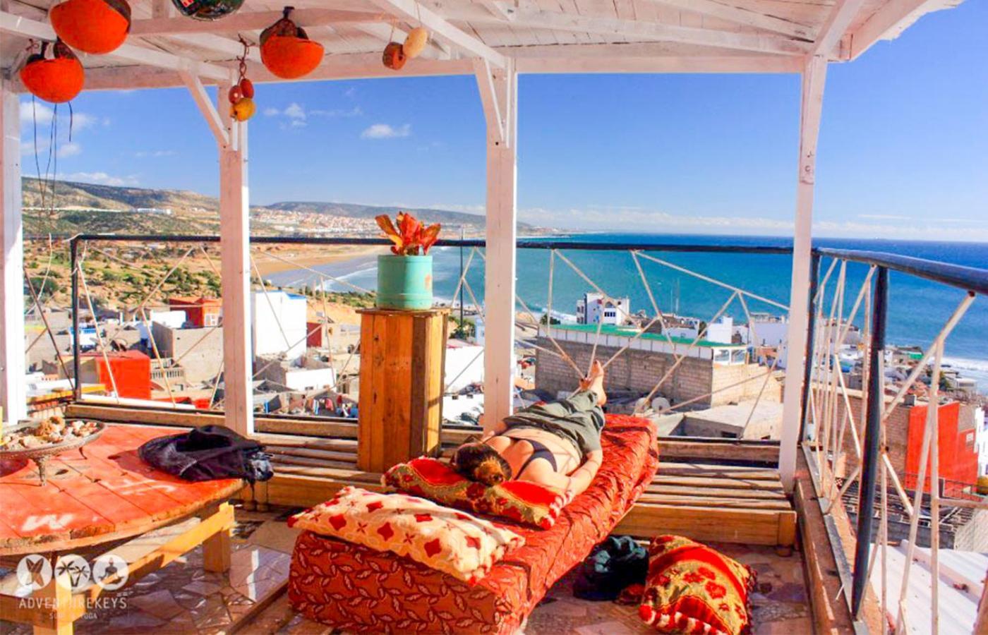 Adventurekeys Surf Yoga Cowork Bed and Breakfast Taghazout Eksteriør billede