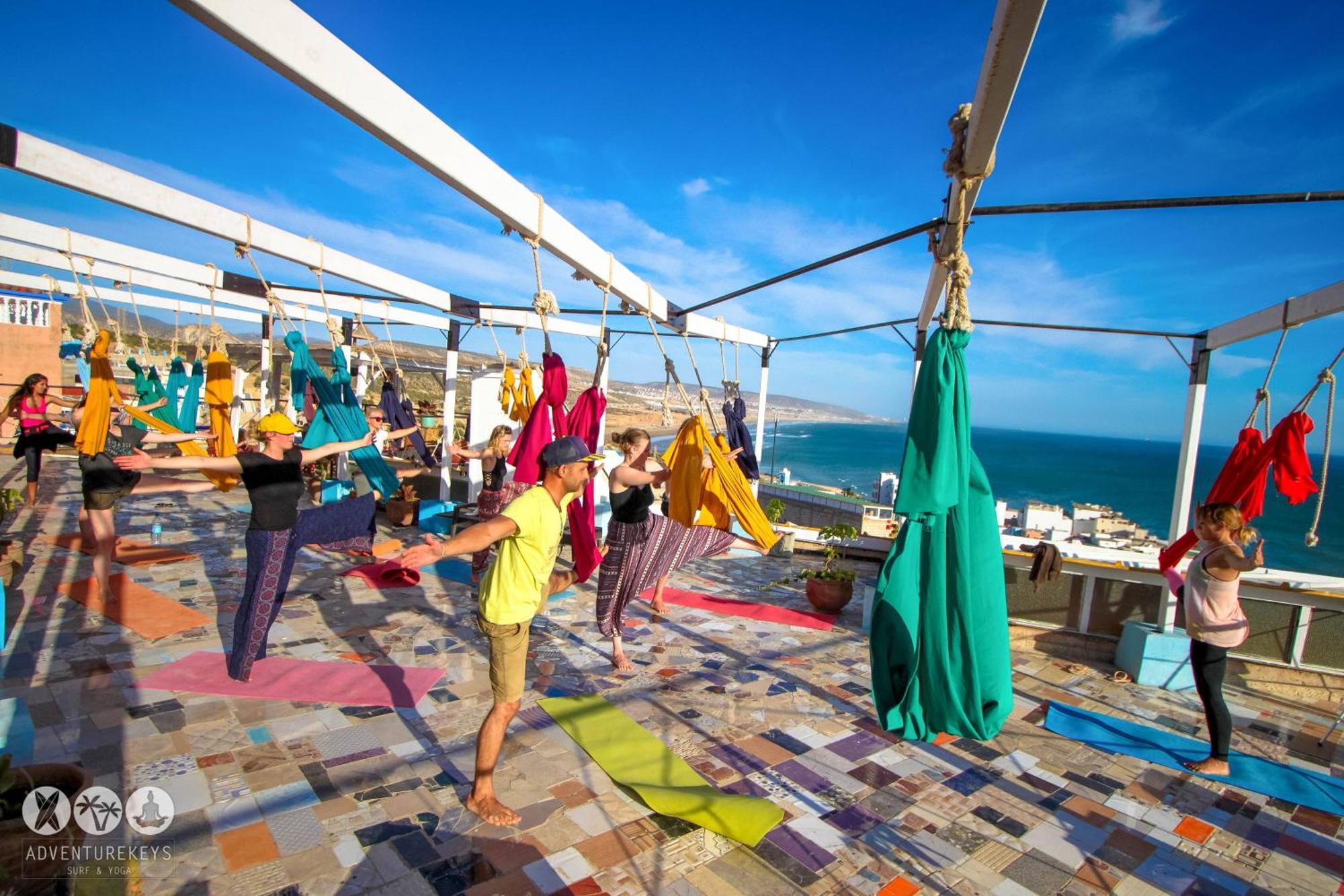 Adventurekeys Surf Yoga Cowork Bed and Breakfast Taghazout Eksteriør billede